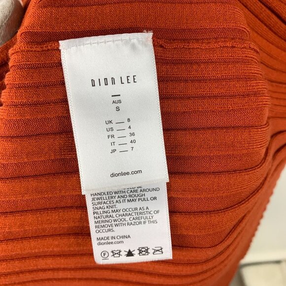 NWT Dion Lee Cardigan Midi Dress Size S - Picture 14 of 15